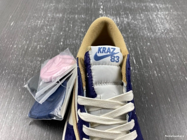 MaikeSneakers CUSTOM JORDAN AIR 1 X TRAVIS SCOTT DM7866-808 0810